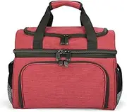 Eaglemate 19Litre Dual Deck Reusable Thermal Insulated Lunch Bag for Adults,Lunch Cooler Bag for Men&Women,Comfortable Shoulder Strap,BPA Free