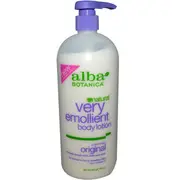 Alba Botanica, Very Emollient Body Lotion, Unscented Original (907gm)