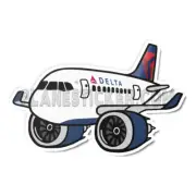 Delta Airbus A321 NEO Magnet