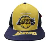Mitchell & Ness Ylw/Pl NBA Los Angeles Lakers Freethrow HWC Snapback Hat - OSFA