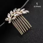 Leaves Tiara Hair Jewelry Headpiece Bridal Clips Hair Combs Flower Hair Pin