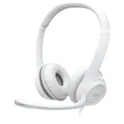 Logitech H390 USB Computer Headset - Off White