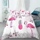 Clear Feather Year 3D Printing Duvet Quilt Doona Covers Pillow Case Bedding Sets