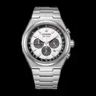 Citizen CA4610-85A Eco-Drive Super Titanium Chronograph Sapphire White Dial