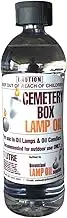 Lamp Oil for Cemetery Box Oil Lamp - 1 Litre Bottle - Odourless and Clear for Greek Cemetery Oil Lamps.