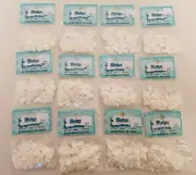 Lot of 1,200 pcs Vintage Sulyn 10mm Round White Iris Sequins Sewing Crafts