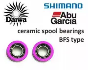 (2) 5x11x4 ABEC-7 BFS Micro Ceramic Spool Bearings ABU GARCIA DAIWA PENN SHIMANO