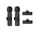 2Pack Wireless Lavalier Microphone for-Iphone