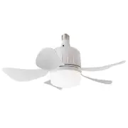 LED Mini Ceiling Fan E27 Base 17.7 Inch Ceiling Fan Lamp Small Ceiling Fan Light