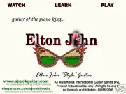 Custom Guitar Lessons, Learn guitar of Elton John!