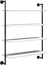 Floating Shelves 3/4/5 Layer Floating Shelves Bookshelf Wall Mounted Store Living Room Bedroom Office Study Storage Racks Shoes Bag Photo Plant Ornament Wall Shelf Retail Display Racks