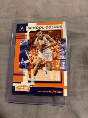 2019-20 Panini Contenders Draft Picks School Colors De’andre Hunter Card Nice!!!