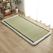 Ikehiko #1122950120725 Igoza, Sheets, Negoza, Japanese, Single, Shiori, Green, Approx. 34.6 x 70.9 inches (88 x 180 cm), Indian Cotton, Sashimi, Compact Storage, Simple, Relaxing, Antibacterial, Odor