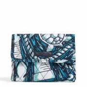Vera Bradley RFID Euro Wallet Shore Enough NWT