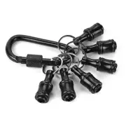 1/4 HexShank Screwdriver Bit Holder 37mm/1.46inch Carabiner Extension