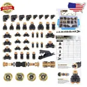 39 PCS DOT Air Line Brass Quick Connect Fittings Kit - Versatile Repair Solution