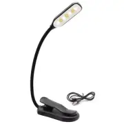 Rechargeable Book Light 7 LED Reading Light 3-Level Warm Cool White1020