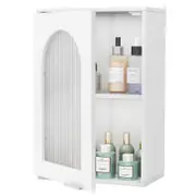 Costway Wall Storage Cabinet Medicine Shelf White