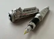 MONTBLANC Kipling Writer Series Steel Fountain Pen 0.5mm Nib Collectible Gift