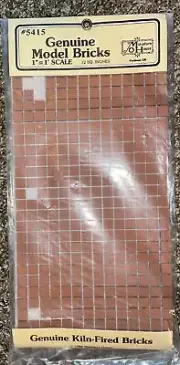 Miniature House Dollhouse Genuine Model Bricks Kiln-Fired 1”=1’ 5415 72 Sq. IN