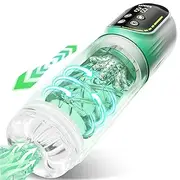 Sex Toys for Men Hands Free Electric Malemasterbrators Toy with Powerful Thrusting Rotating Modes for Stimulation Electric Pocket Pussy Vagina Men's Hoodies Charge A1G12