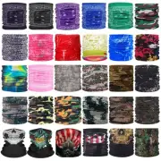 30PCS Neck Gaiters Scarf Head Wrap Headwear Balaclava Sun Bandanas