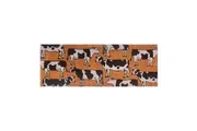 Solemate Premium Dairy Cows Biodegradable Fair Trade Mat 39x119cm Black & White