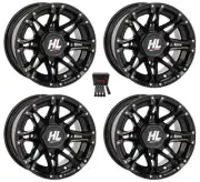 High Lifter HL3 12" Wheels Black Polaris RZR 1000 XP (4)