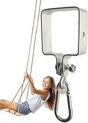 Swing Hanger | Alloy Swing Chair Hook - Suspension Clamp, Silent Hanger for Ceiling Chair Hammock Tree Playground Pergola Outdoor Relaxation