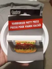 Cooking concepts hamburger patty press new white 195464136942