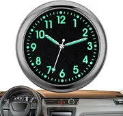 1/5 Car Dashboard Clock - Small Analog Clock, Quartz Automotive Replacement Clocks | Small Analog Clock, Stick Clock for Car Dashboard Vehicle Automotive, 4CM/1.57 in