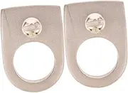 WOONEKY 2pcs Spring Ring Outdoor Shooting Supplies Outdoor Shooting Powerful Finger Catapult Finger Ring Stainless Steel