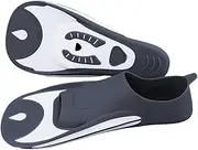 Swimming Flippers | Short Swim Fins | Freediving Equipment, Snorkeling Set, Sport Gear for Adults Kids Beach Pool Vacation Use