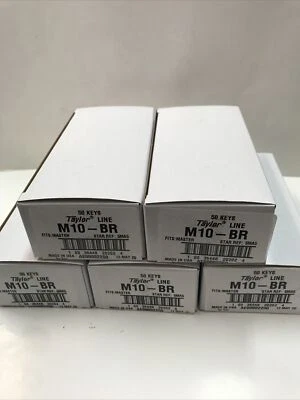 Lot 250 pc M10 Key Blanks / For Master Padlock / M10 1092N Key Blank/ Ilco USA