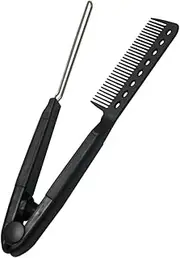Professional Hair Straightener V Shaped Hair Straightener Styling Brush Hair Comb Hairdressing Tool Made of Plastic Long Lasting Family Travel Use