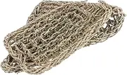 HYTROVE 2Pcs Hand Woven Lizard Hammock Pet Mat Durable Seaweed Cushion for Reptiles Safe Sleeping Bed for Bearded Dragons Lizards Animals Light Brown Color