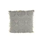 Maine & Crawford Blue Viktor 50x50cm Cushion w/ Fringing Sofa/Bed Pillow Decor