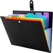 Organ Bag A4 Multi-Layer Classification Folder 7 Grid Colour Insert Data Folder Student Test Paper Clip Storage File Bag