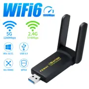 USB WiFi Adapter AX900 AX1800 BE6500 WiFi 7 Wireless Bluetooth 5.4 USB Receiver