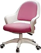 Classic Home Office Desk Chair for Petite Women, Adjustable Seat Height, Gaming Chair Ergonomic Office Chair Desk Task Chair(Pink)