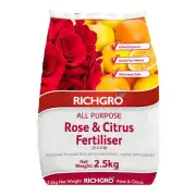 Richgro ALL PURPOSE ROSE & CITRUS FERTILISER Balanced AUS Brand – 2.5kg Or 5kg