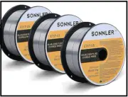 .030 Flux Core Welding Wire, SONNLER Mig Welding Wire, 2Lbs Low Splatter Mild HF