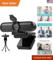 FHD Streaming Camera with Autofocus & Privacy Cover for Pro Meetings and Gaming