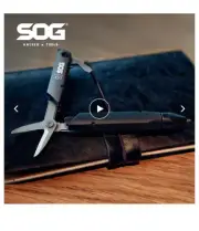 SOG BATON Q1 Tactical Mini Multi-Tool Pen Folding Scissors And 4 Utilitytool 1pc