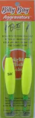 Betts 775-C-Y 3" Billy Bay Weighted Click Clackers Yellow Float Bobber