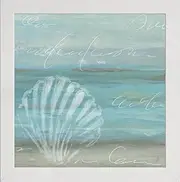 Frame Company Watson Range Seaview II by Daphne Brissonnet, Photo Frame - 5 x 5 Inches, White
