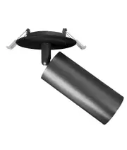 Tubo LED Recessed Tri-CCT Tiltable & Rotatable Spot DownLight (Cut out: 70-90mm) Black