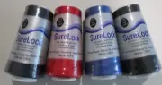 SURE LOCK 100% SPUN POLYESTER THREAD 4 COLORS