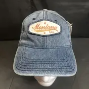 Montana Heritage Denim Baseball Cap Hat Medium Wash OSFM Camp David