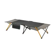 Oztrail Easy Fold Stretcher Single Camp Outdoor Sleeping Gear Portable Bed Cot